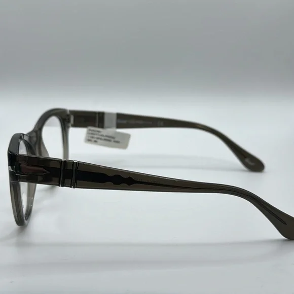 Persol Eyeglasses Men's 3270-V 1103 Opal Smoke 52-19-150mm RX-Able